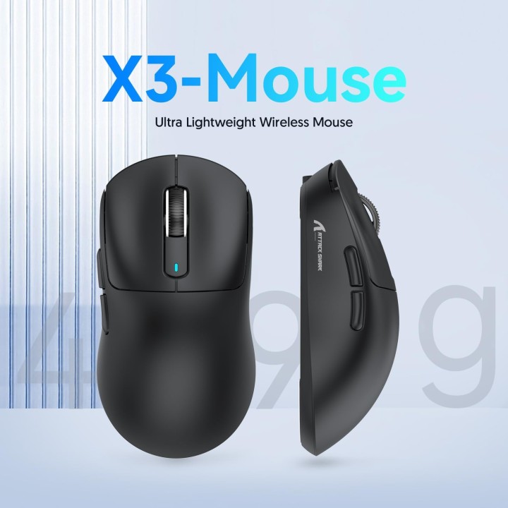 ATTACK SHARK X3 (Black) Souris ATTACK SHARK Maroc